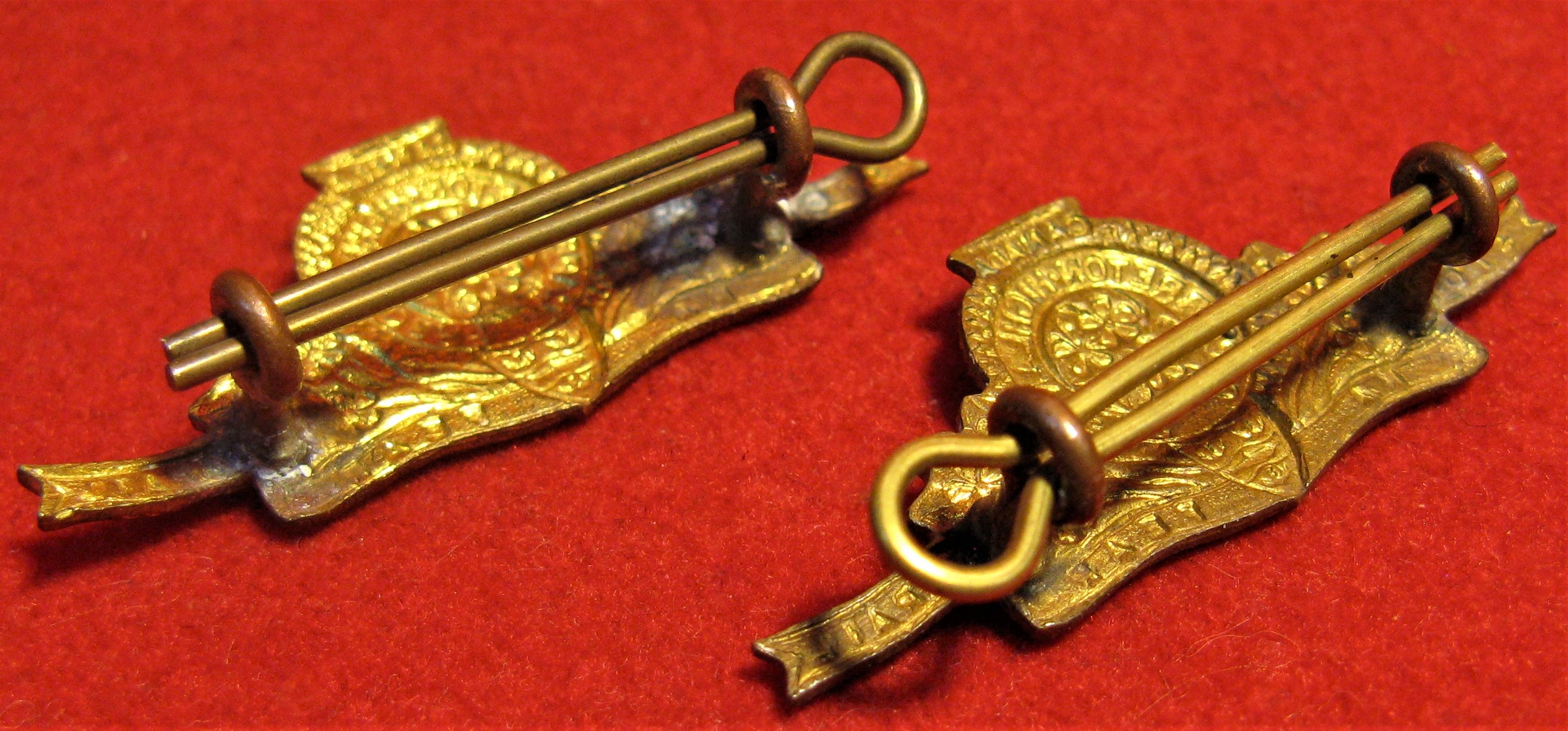 WW2 Cape Breton Highlanders Cap & Collar Set (3) Shoulder to Shoulder